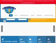 Tablet Screenshot of hhswimclub.com